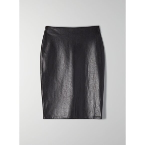 Aritzia Ten by Babaton Glow Vegan Leather Skirt - Picture 9 of 9